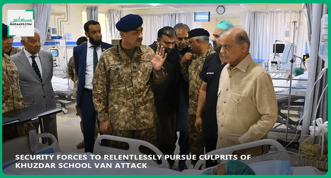 Security Forces to Relentlessly Pursue Culprits of Khuzdar School Van Attack