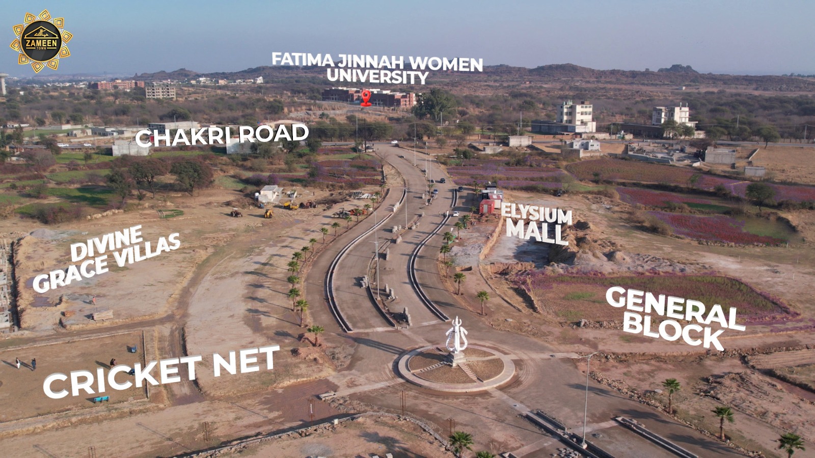 Chakri Road park zameen town