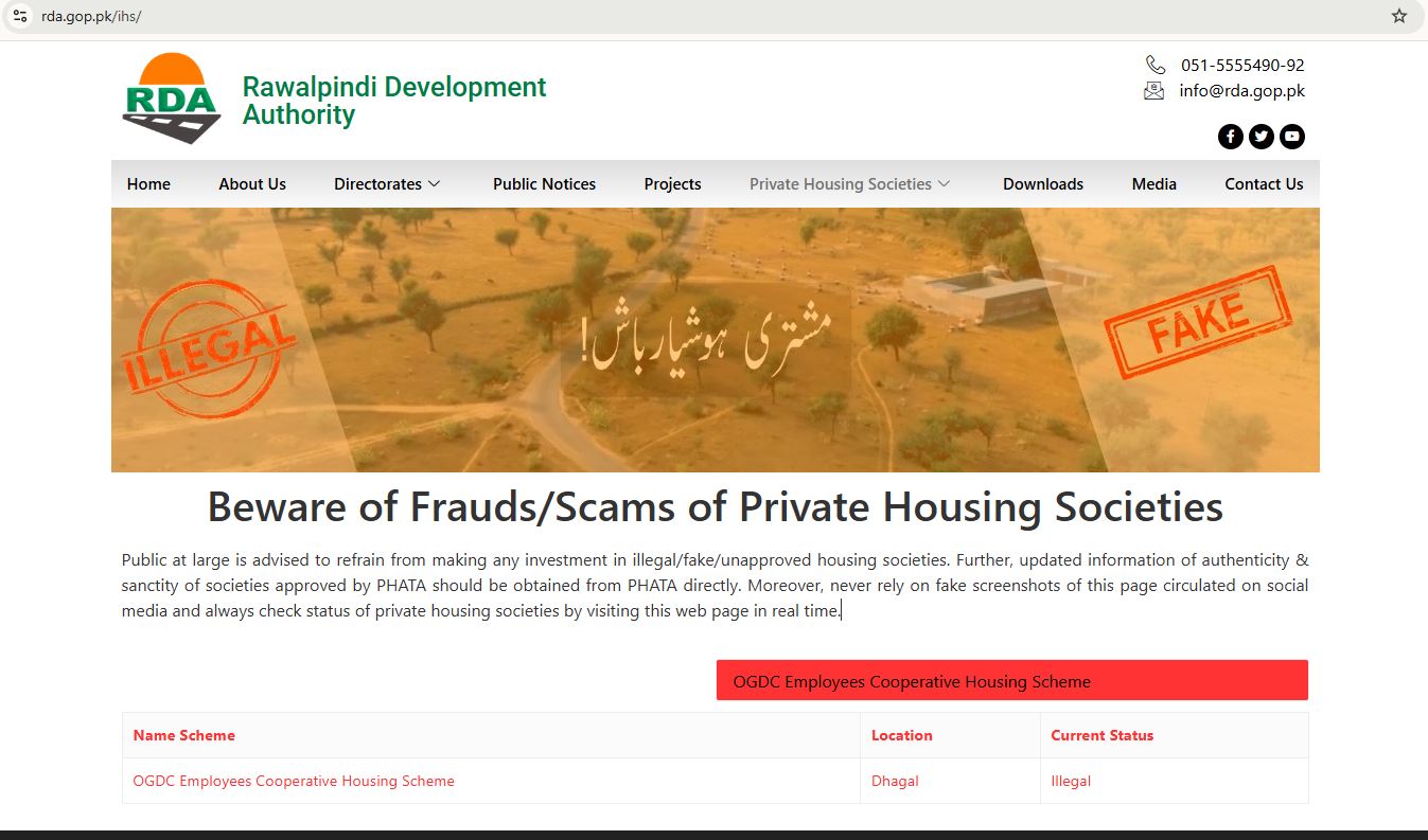 OGDC Employees Cooperative Housing Scheme