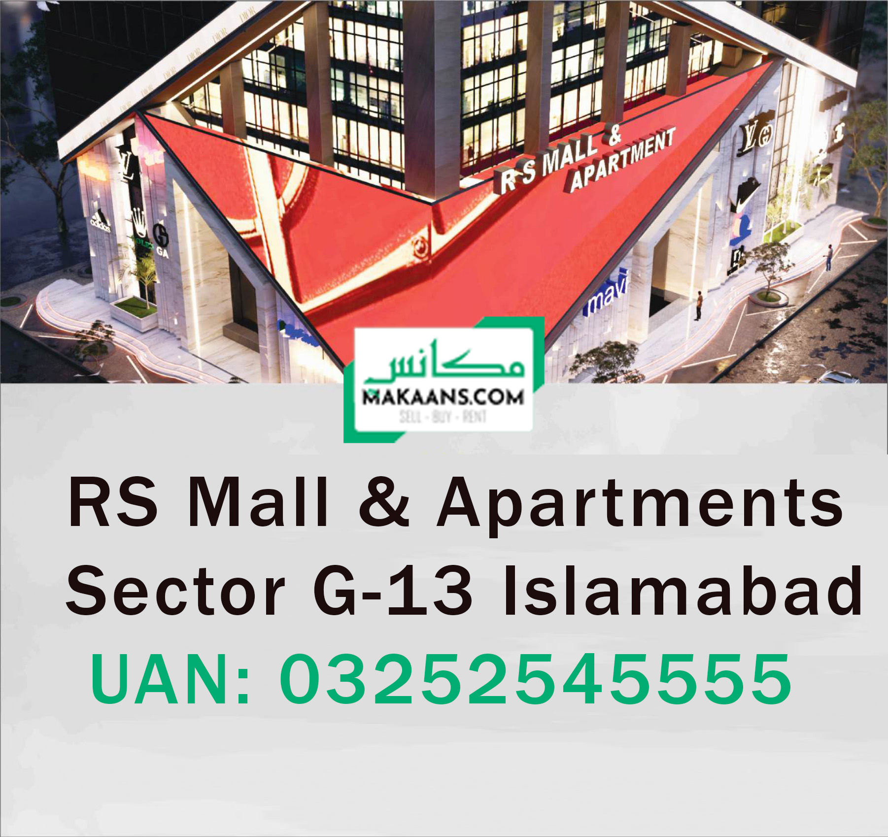 RS Mall and Apartments Contact Us