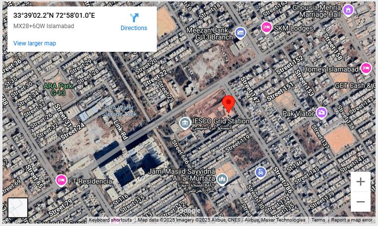 RS Mall and Apartments Location islamabad