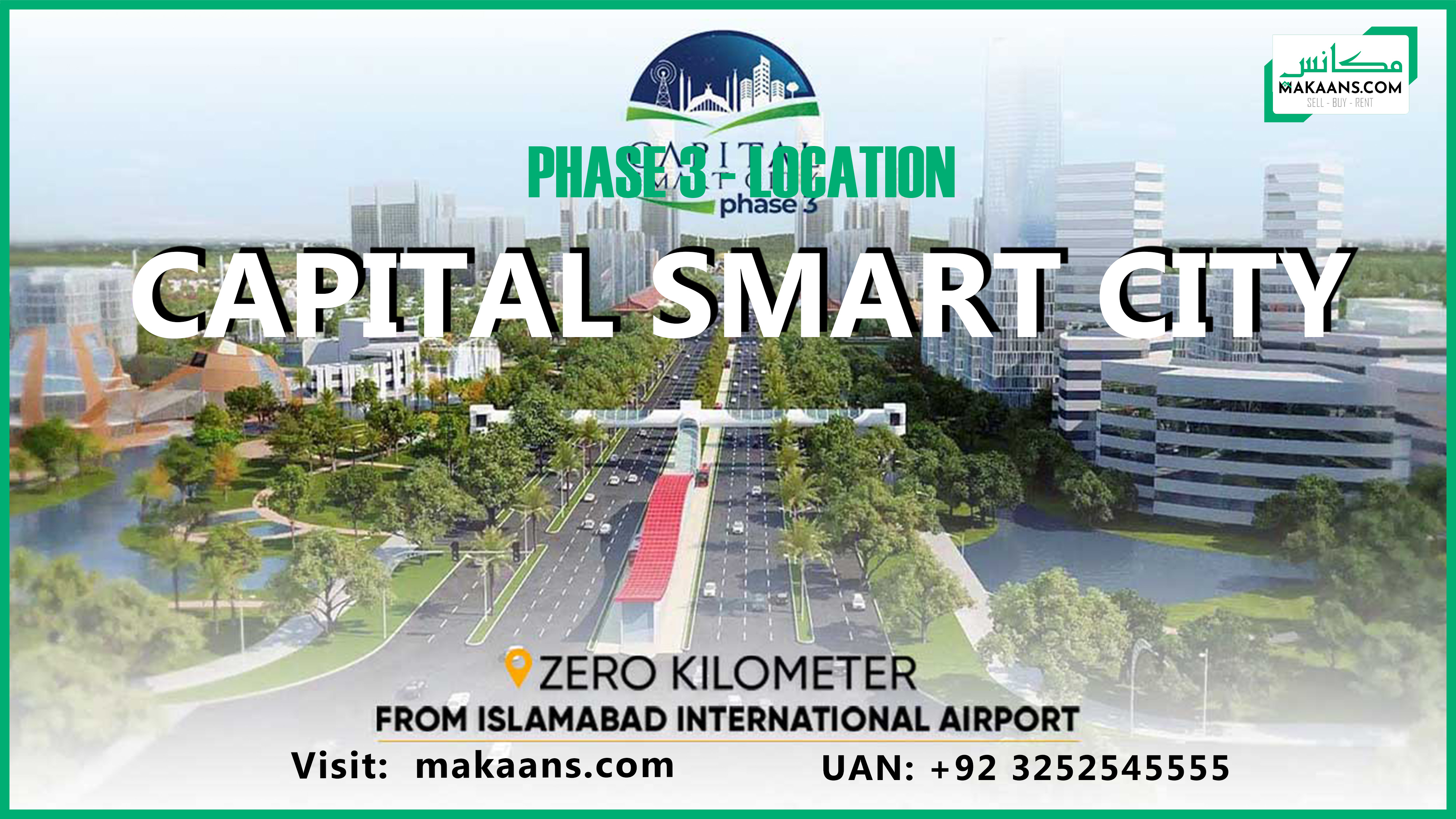 Capital Smart City Islamabad Phase 3 marketing by makaans.com