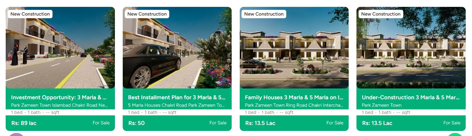 House for sale park zameen town